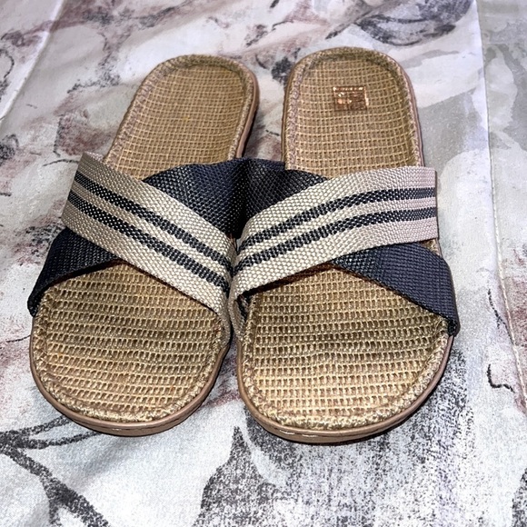 Tuscom women’s Anti-Slip Linen open toes size 8 - Picture 1 of 3